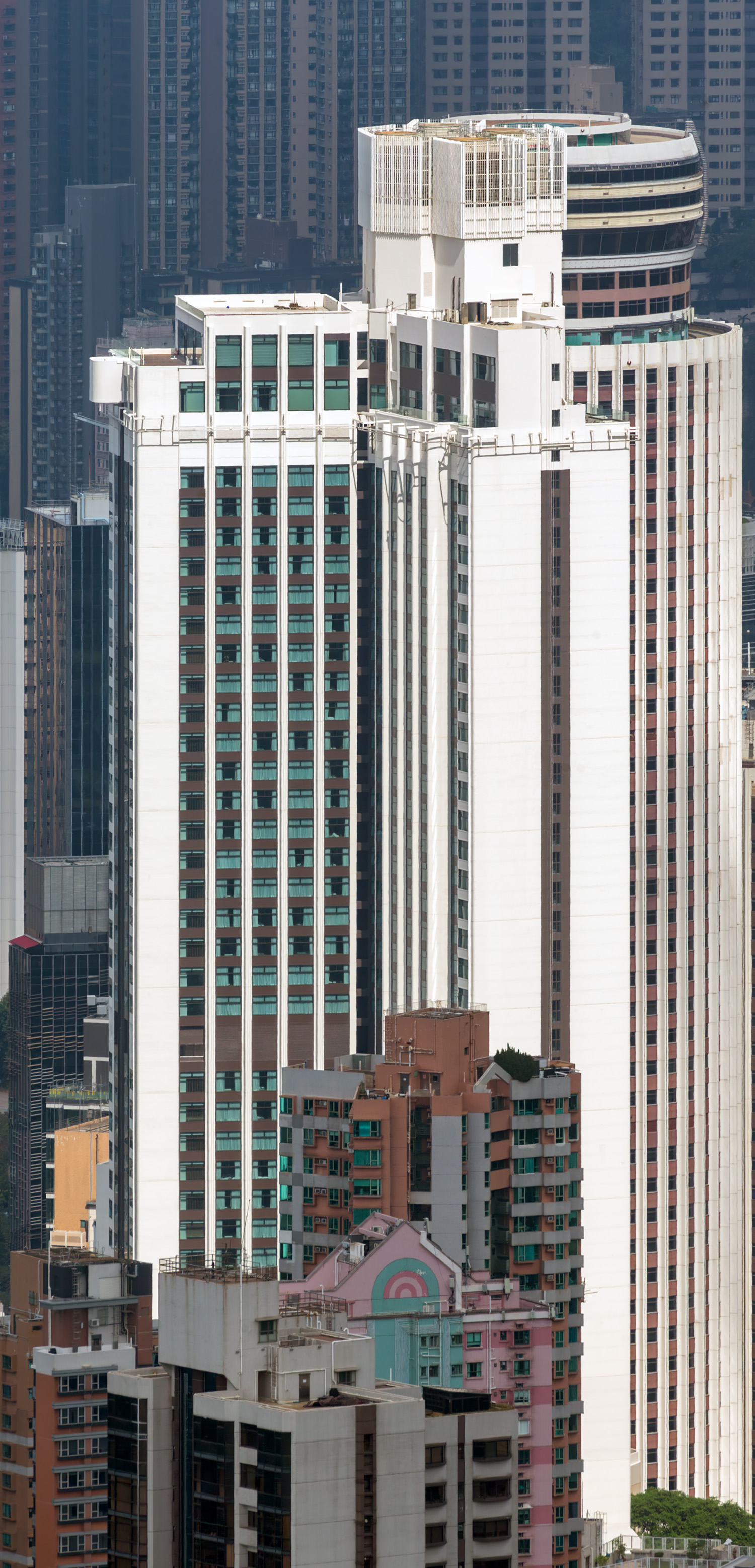 Hopewell Mega Tower, Hong Kong - View from Lugard Road. © Mathias Beinling